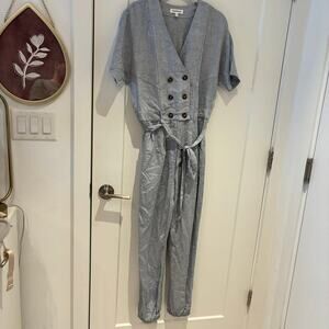 NEW Heartloom Light Blue Chambray Jumpsuit Small